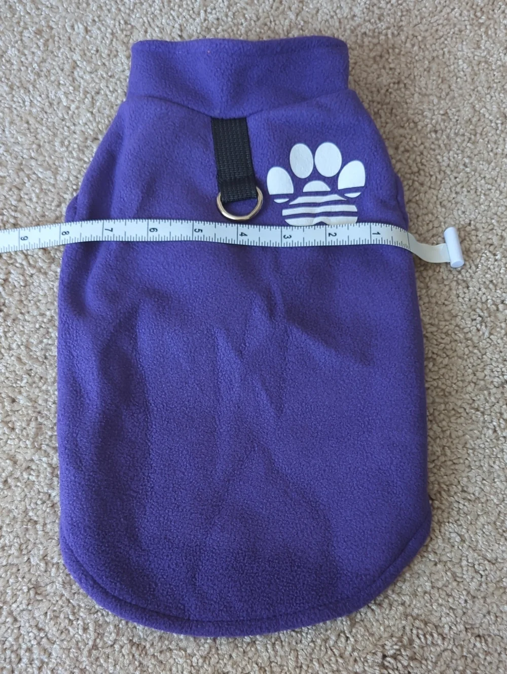 Purple Fleece Dog Sweater + Black & Teal Puffer Vest - 2 Pack
